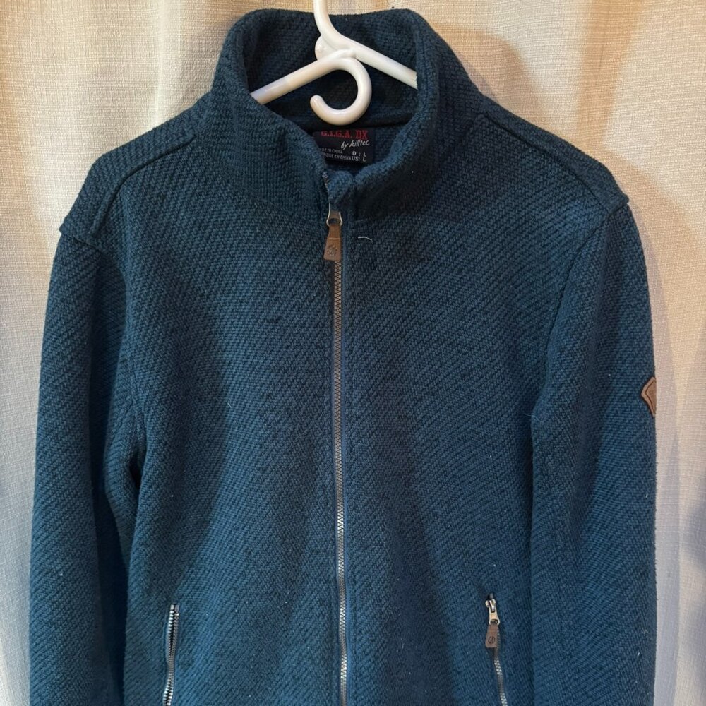 Men's Warm Fleece and Knitted Jacket
